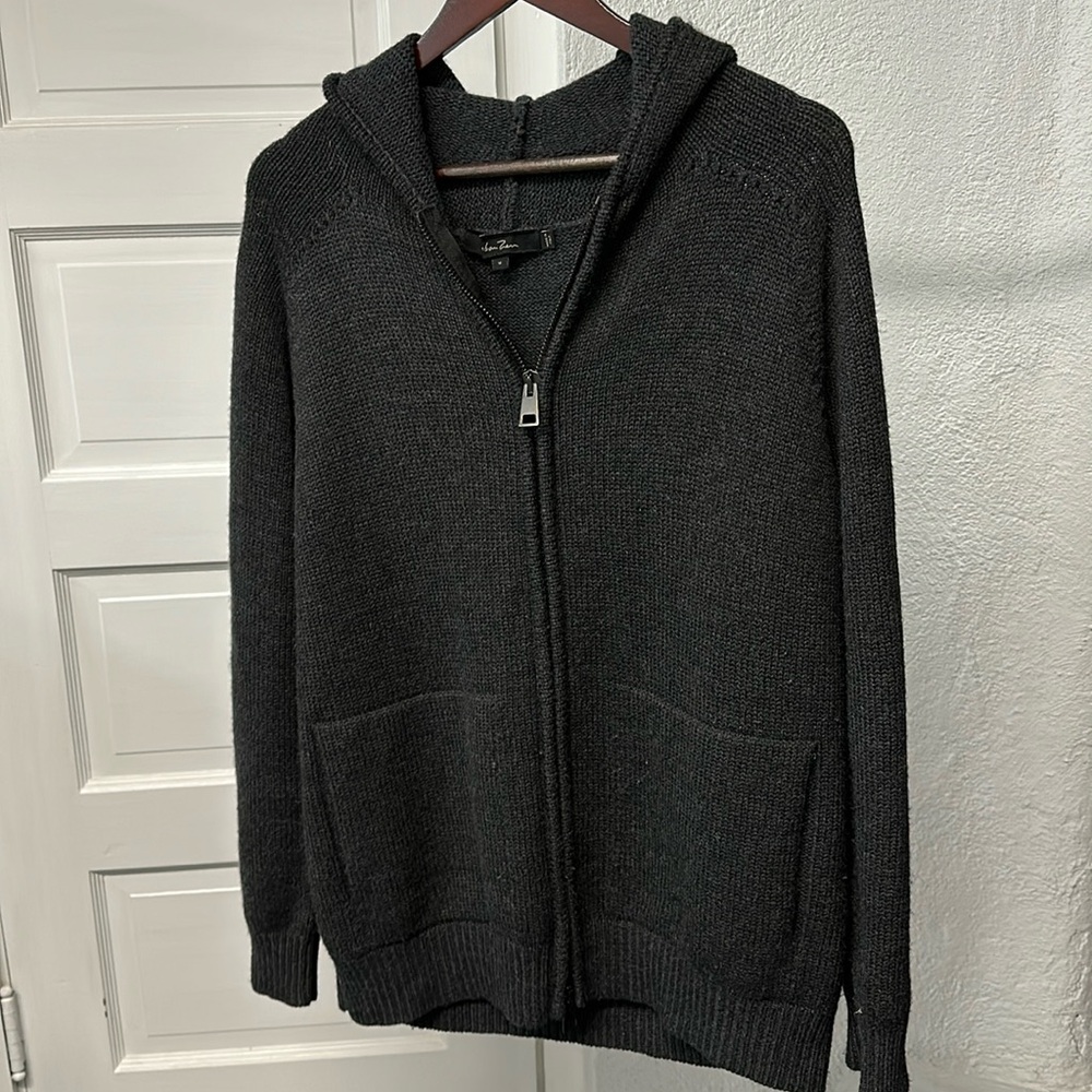 Urban Zen, baggy knitting hoodie, made in Italy, size M-L